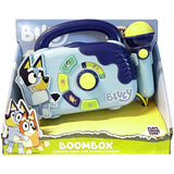 Bluey boombox toy with microphone and flashing lights (British brand)