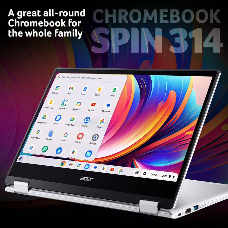 Acer Chromebook Spin 314 laptop 14-inch (British brand)