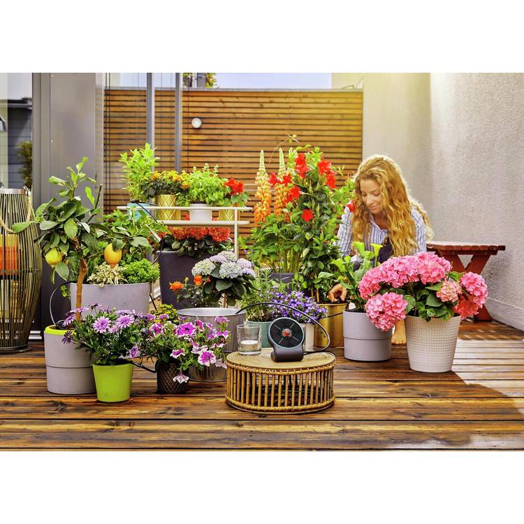 Gardena AquaBloom solar irrigation kit for balconies - British product