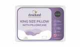 Argos Downland Medium Firm Kingsize Pillow with Pillowcase- Buy online at McGrocer