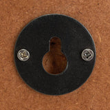 Habitat mango wood round wall mirror 50x50cm, imported from the UK