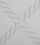 Pratesi king flat sheet 275cm x 275cm with all-over print, imported from the UK