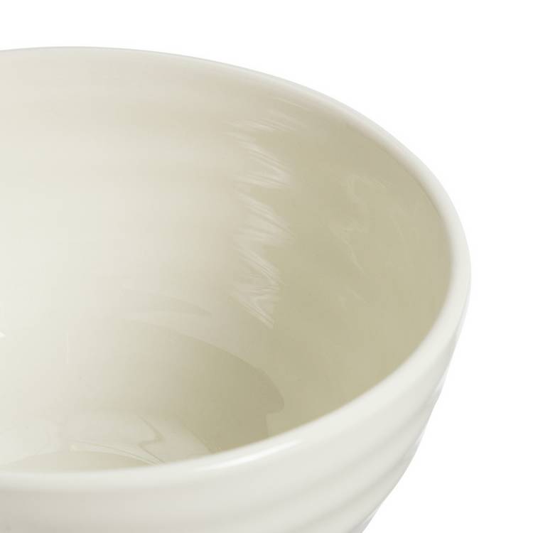 Habitat Ripple cream stoneware nibble bowls set of 3, UK version