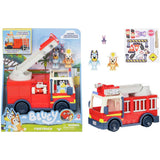 Bluey Bingo's Fire Truck playset with figures, imported from the UK