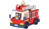 Bluey Bingo's Fire Truck playset with figures, imported from the UK