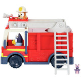 Bluey Bingo's Fire Truck playset with figures, imported from the UK