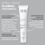 SVR Clairial Daily UV Hyperpigmentation Cream 40ml (British brand)