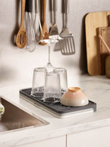 Next Joseph Joseph Grey Tier Expandable Draining Mat for Kitchen Sink- Buy online at McGrocer