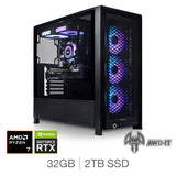 Costco UK AWD-IT Frame 7 AMD Ryzen 7 32GB RAM 2TB SSD NVIDIA GeForce RTX 5080 Gaming Desktop PC- Buy online at McGrocer