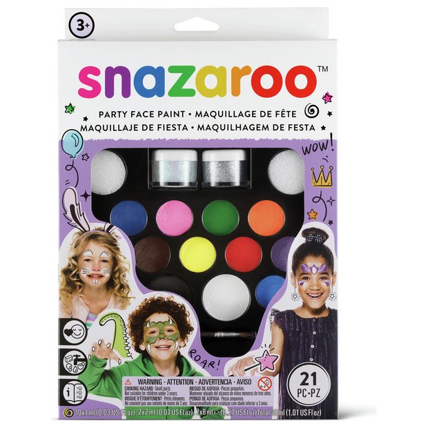 Snazaroo Ultimate Party Pack face paint kit - British product