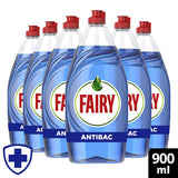 Costco UK Fairy Anti-Bacterial Liquid Washing Up Liquid 6 x 900ml- Buy online at McGrocer