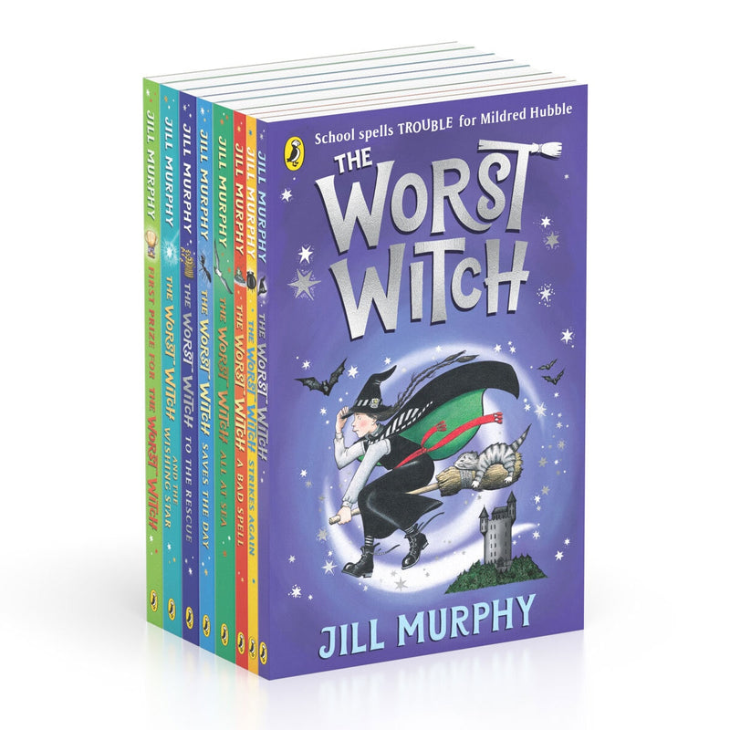 Jill Murphy The Worst Witch book collection 8 books, UK version