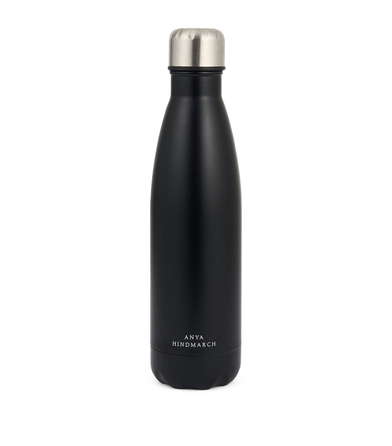 Anya Hindmarch insulated stainless steel water bottle with Eyes motif 500ml - British product