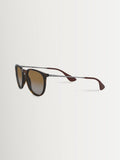 Lunettes de soleil polarisées marron Ray-Ban, importées du Royaume-Uni