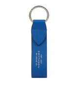 Harrods Smythson Panama Leather Keyring 10cm x 2.5cm- Buy online at McGrocer