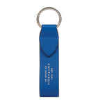 Smythson Panama crossgrain calf leather keyring, UK version