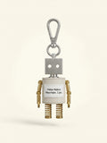 Prada robot saffiano leather bag charm, imported from the UK