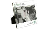 Personalised botanical photo frame 15x16cm (British brand)