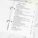 Botanical wedding planner A5 personalised notebook, imported from the UK