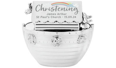 Argos Personalised Message Noah's Ark Money Box- Buy online at McGrocer
