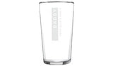 Argos Personalised Message Pint Glass 568ml- Buy online at McGrocer