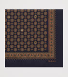 Saint Laurent silk medallion print scarf 90cm, UK version