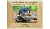 Argos Personalised Message Pet Memorial Photo Frame 25x20cm- Buy online at McGrocer