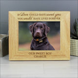 Personalised pet memorial frame 25x20cm, imported from the UK