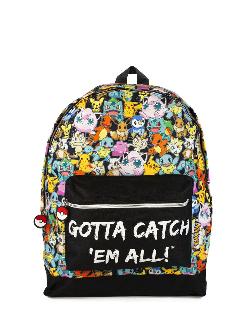 Vanilla Underground Pokemon backpack multi character print, imported from the UK
