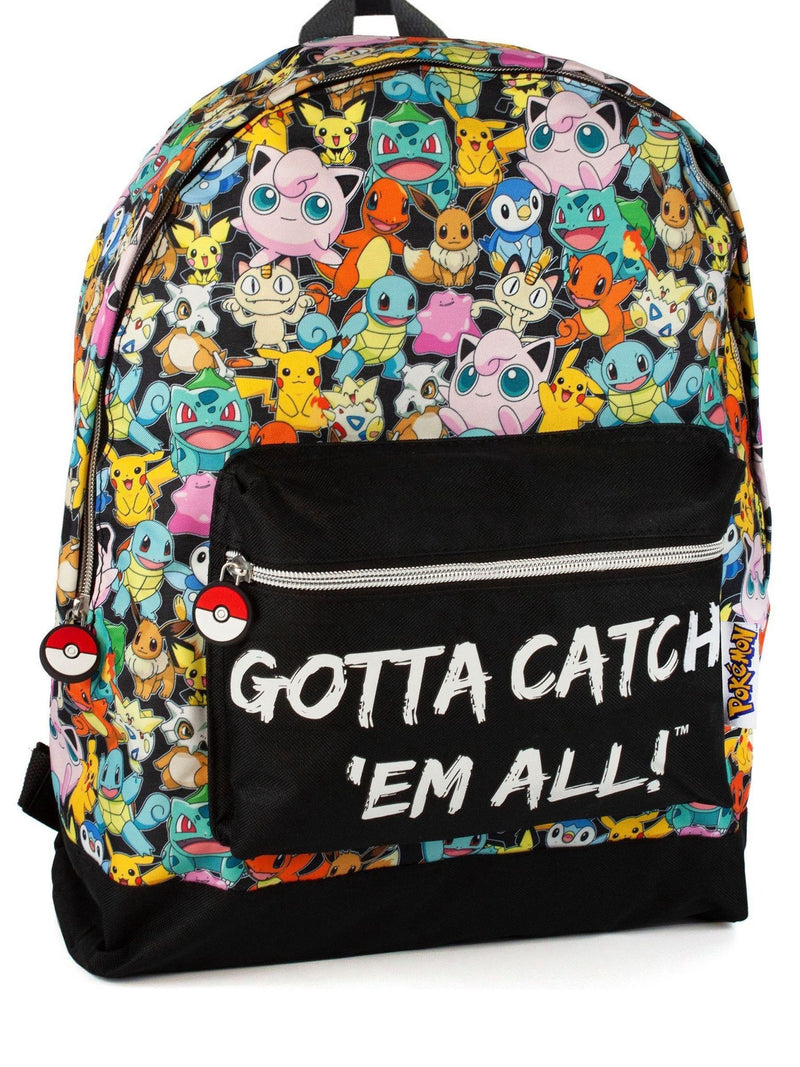 Vanilla Underground Pokemon backpack multi character print, imported from the UK
