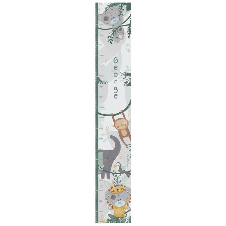 Tiny Tatty Teddy personalised height chart with name (British brand)