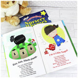 Personalised nursery rhyme book 28 pages, imported from the UK