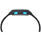 Lorus boys digital watch black blue resin silicone strap (British brand)