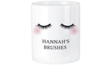 Argos Personalised Message Eyelashes Print Ceramic Storage Pot - H9.5 x W8 x D8cm- Buy online at McGrocer