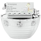Noah's Ark personalised money box - British product