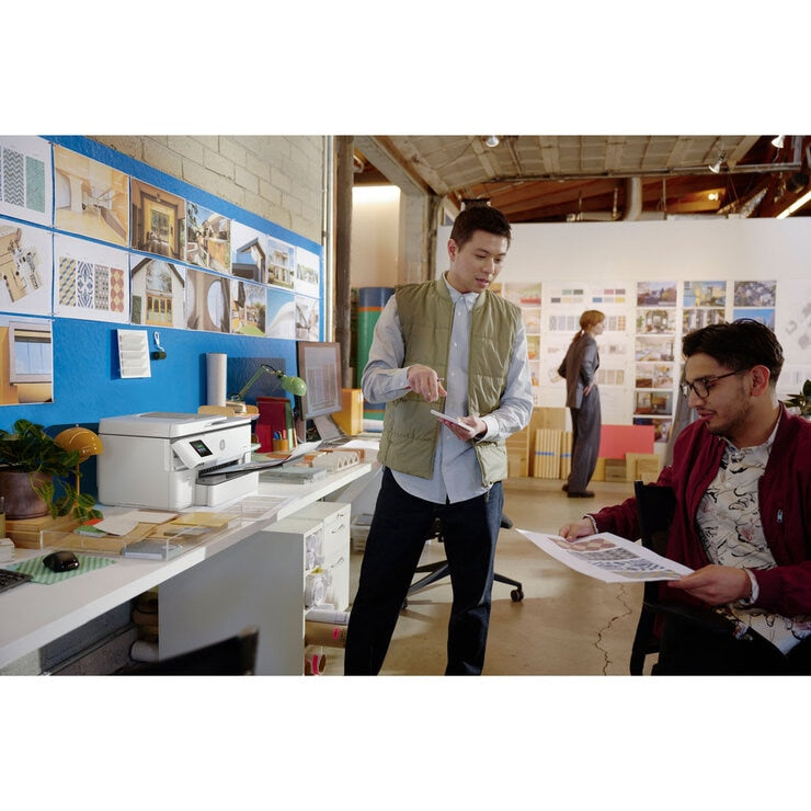 HP OfficeJet PRO 9720E A3 wireless printer, white (British brand)