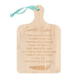 Superdrug Something Different Carrot Cake Recipe Bamboo Cutting Board 25cm- Buy online at McGrocer