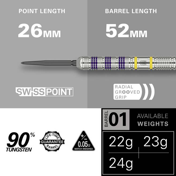 Target Luke Littler Loadout darts 23g - British product