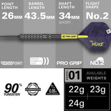 Target Luke Littler 23g tungsten darts, imported from the UK