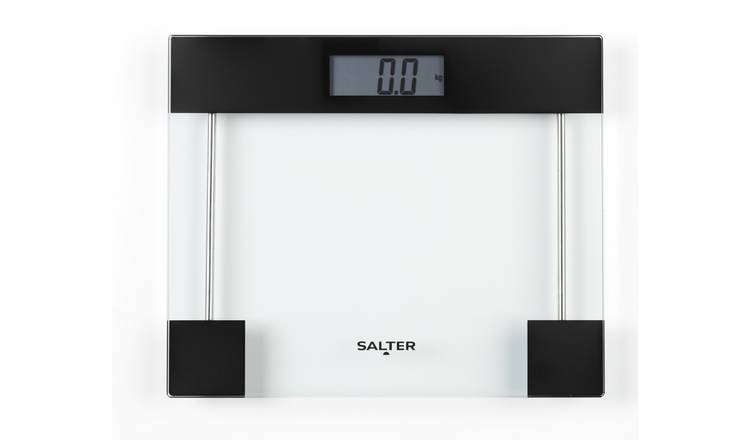 Salter digital bathroom scale clear glass, imported from the UK