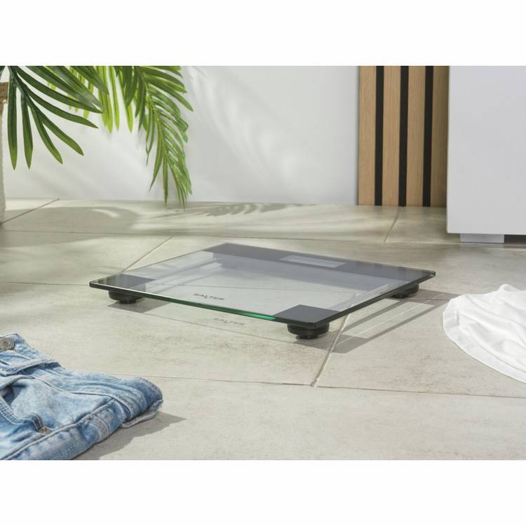 Salter digital bathroom scale clear glass, imported from the UK
