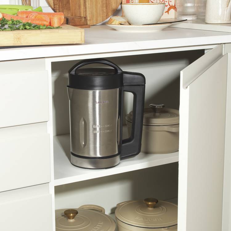 Salter electric soup maker 1.6L silver - British product