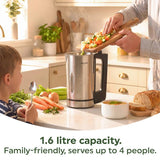 Salter electric soup maker 1.6L silver - British product