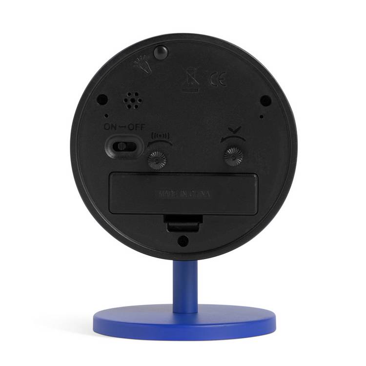 Habitat analogue alarm clock blue compact - British product