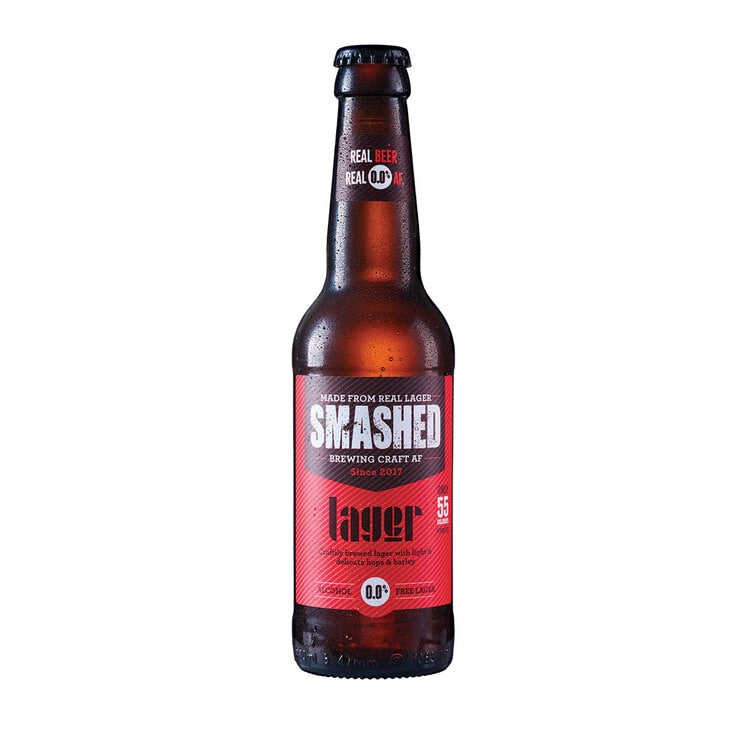 Smashed Drynks non-alcoholic variety pack 12x330ml, imported from the UK