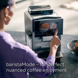 Siemens EQ900+ coffee machine silver, imported from the UK