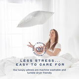 Snuggledown Hungarian goose down pillow with cotton cover, UK version