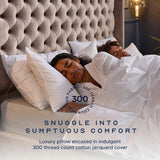 Snuggledown Hungarian goose down pillow with cotton cover, UK version