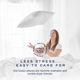 Snuggledown Hungarian goose down pillow with cotton cover, UK version