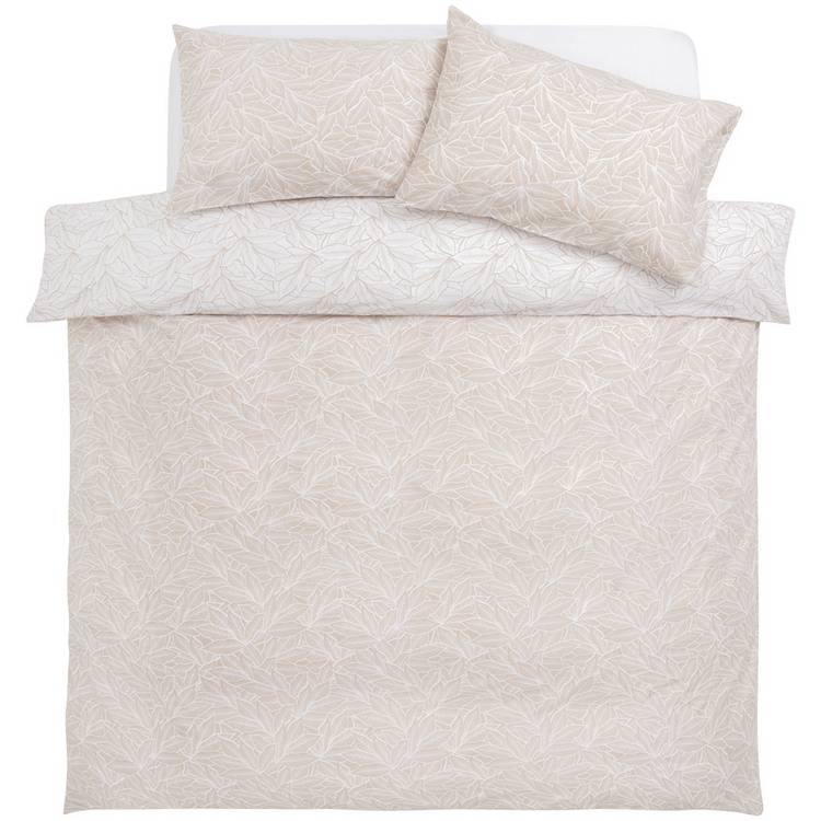 Argos Home Leaf Print Bedding Set Single (British brand)